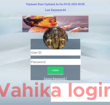 A Comprehensive Guide to Vahika Login System